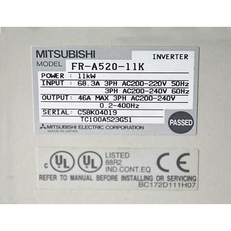 - 新品MITSUBISHI/三菱 インバーター FR-A520-11K ...