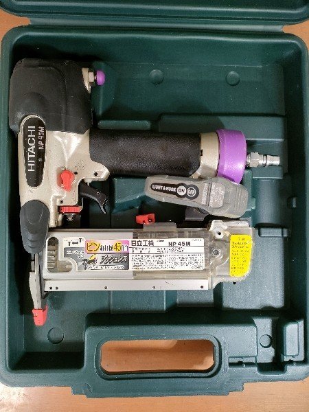 スーパーセール期間限定 ピン釘打機 日立工機 NP45M 動作確認済みです エア漏れ無し エア釘打機 スーパーセール期間限定 ピン釘打機 日立工機 NP45M 動作確認済みです エア漏れ無し エア釘打機