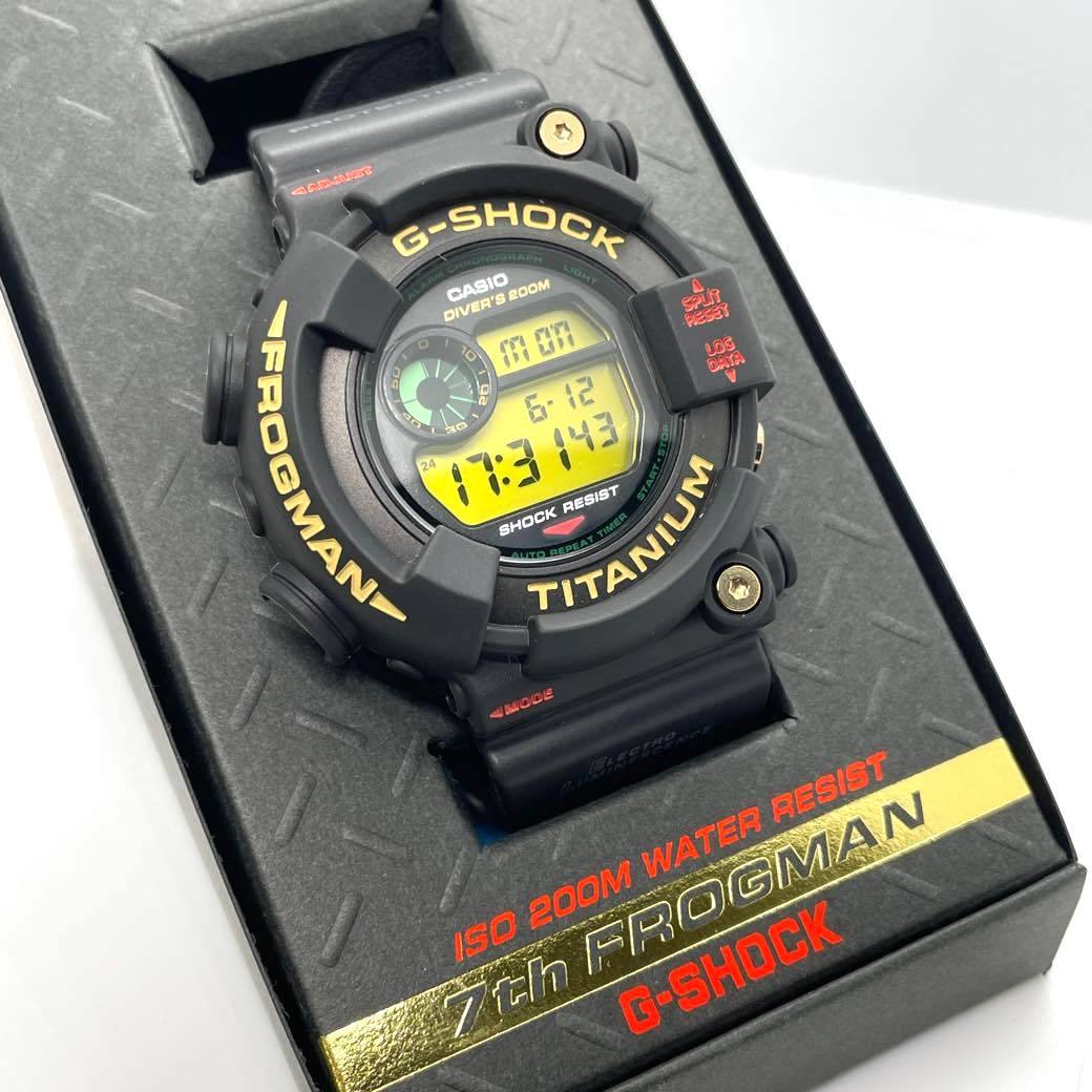 1スタ】 G-SHOCK DW-8201NT-1JR FROGMAN 7周年 美品 フロッグマン