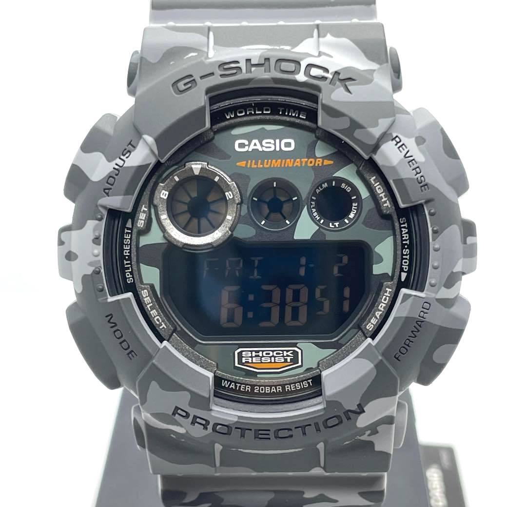 1スタ】 G-SHOCK GD-120CM-8JR 迷彩 カモフラ 未使用 デジタル CASIO