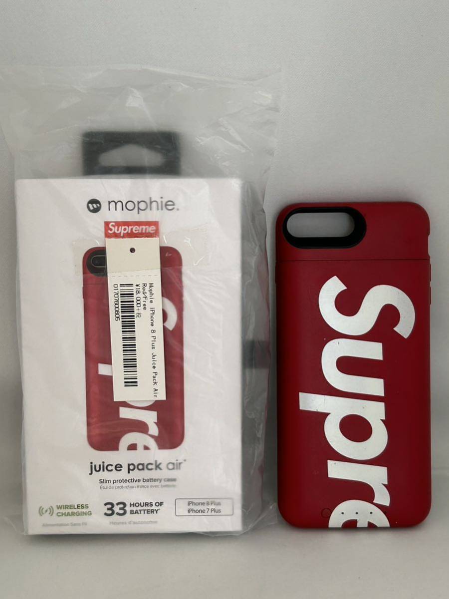 used Supreme × Mophie シュプリーム モーフィー iPhone 8 PLUS Juice Pack Air アイフォン 8 プラス パック エアーレッド 赤 2018AW