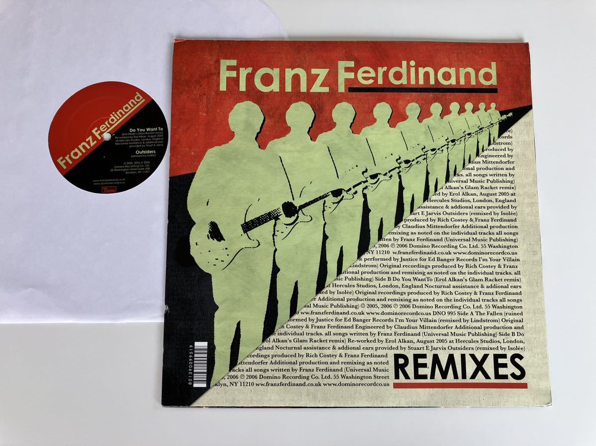 Franz Ferdinand / REMIXES(The Fallen/Justice,I'm Your Villain/Lindstrom,Do You Want To/Erol Alkan,Outsiders/Isolee)DNO995 06年US盤の画像1