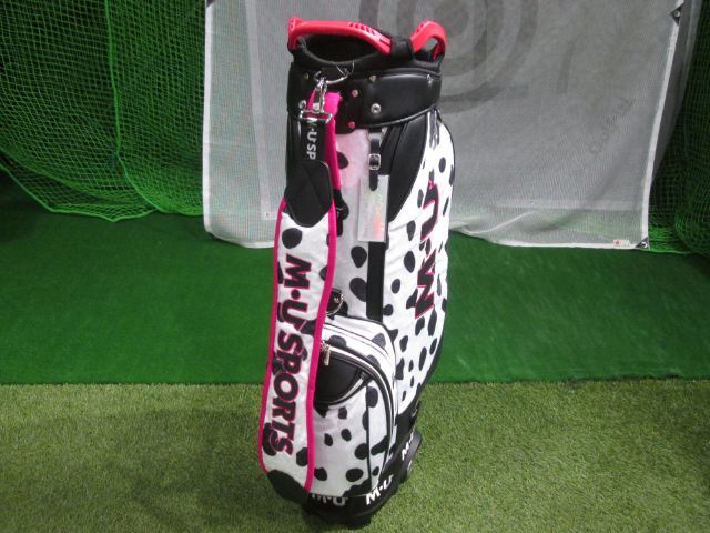 GK鈴鹿☆ 855 【新品】MU スポーツ☆ダルメシアン柄 キャディ GK鈴鹿☆ 855 【新品】MU スポーツ☆ダルメシアン柄 キャディ