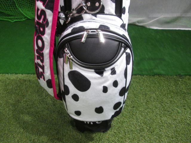 GK鈴鹿☆ 855 【新品】MU スポーツ☆ダルメシアン柄 キャディ GK鈴鹿☆ 855 【新品】MU スポーツ☆ダルメシアン柄 キャディ