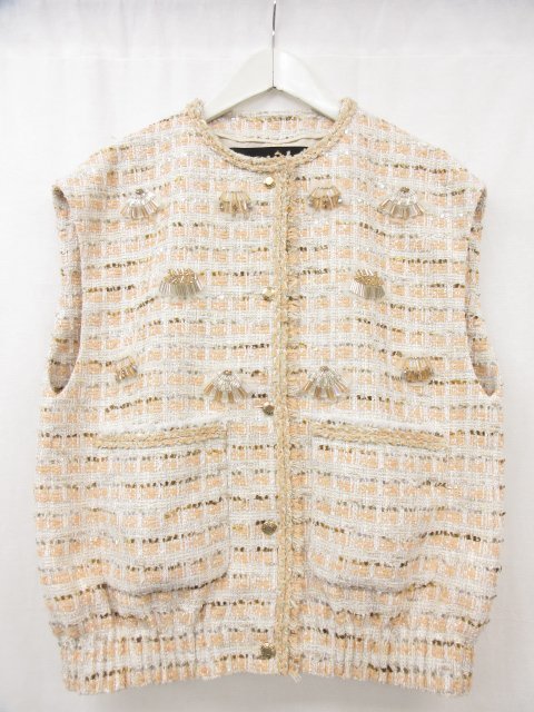 極美品 定価184,800円【DRAWER ドゥロワー】6522-299-0777 シルク混