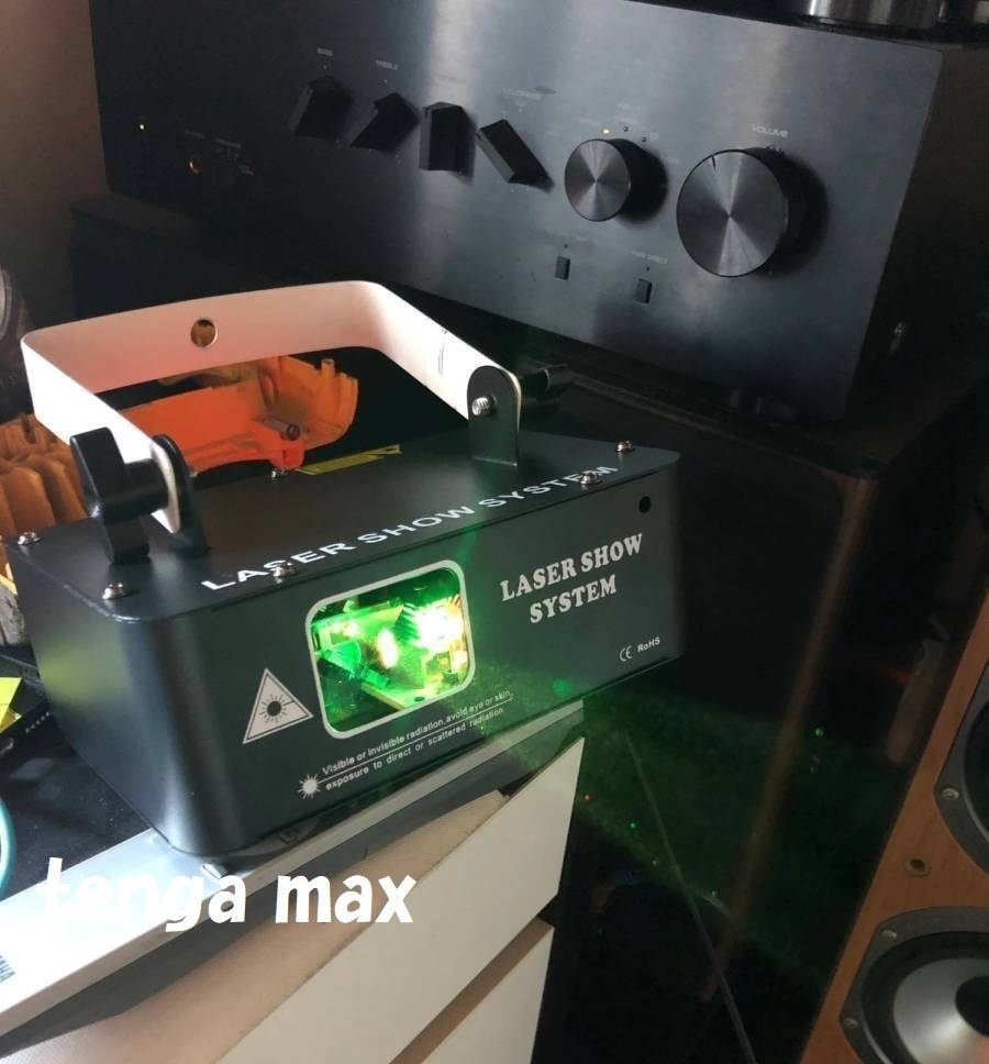 SALE ▲ リモコン付 エイリアン 500mW RGB レーザー スキャナー ディスコ ライト ▲ DJ ステージ DMX ライト レーザー プロジェクターA560_画像9