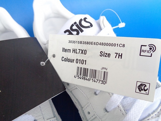 12689# as good as new box attaching asics GEL PTG Asics gel Point geta- white 7 1/2 25.5 cm HL7XO