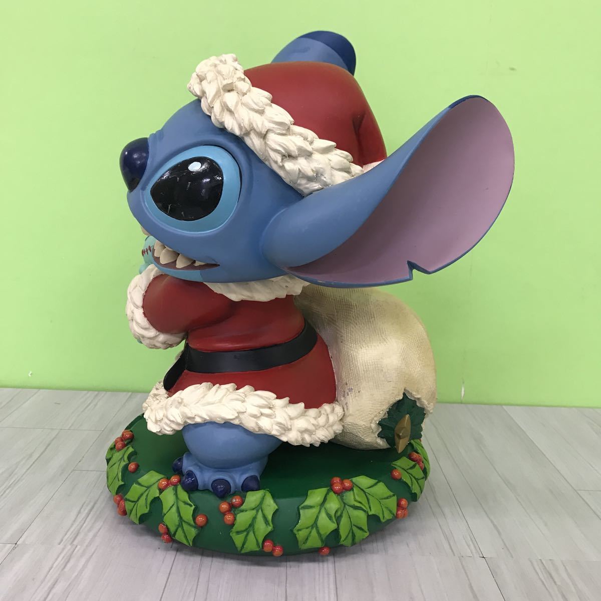 ディズニー リロ&スティッチ クリスマス サンタスティッチ 置物 高さ