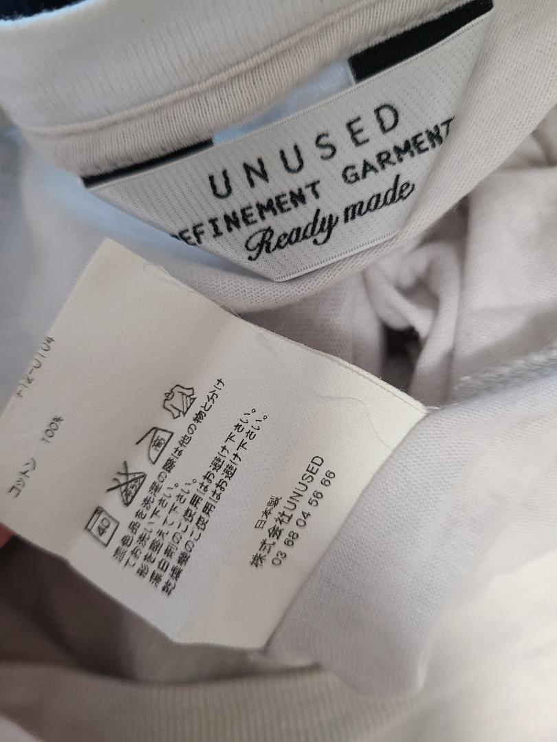 アンユーズド UNUSED Tシャツ 半袖 カットソー 2 薄手 ホワイト_画像8