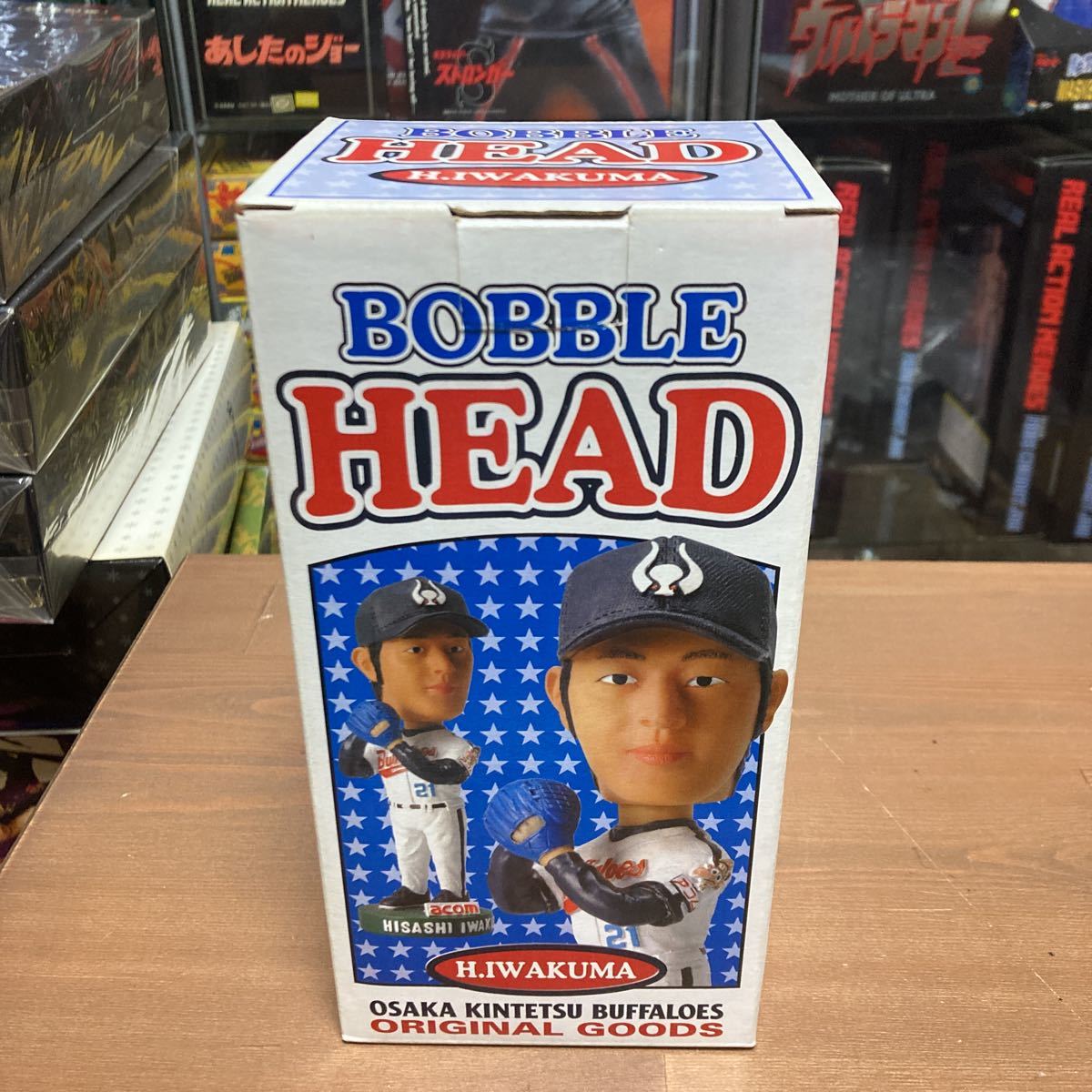 ボブルヘッド BOBBLE HEAD 大阪近鉄バッファローズ オリジングッズ 岩隈 久志 フィギュアの画像3