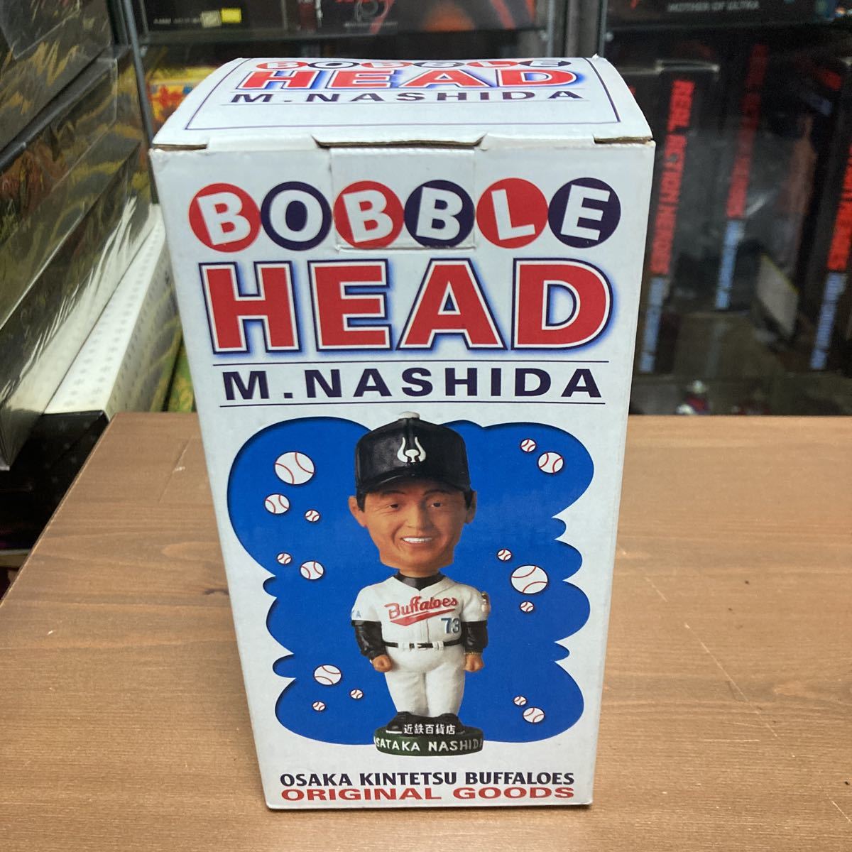 ボブルヘッド BOBBLE HEAD 大阪近鉄バッファローズ オリジングッズ 梨田昌孝フィギュアの画像3