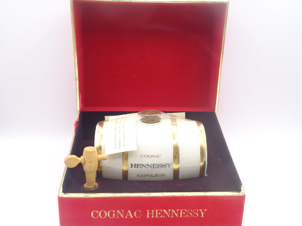HENNESSY NAPOLEON ヘネシー ナポレオン 樽型 陶器 ブランデー 箱入 未