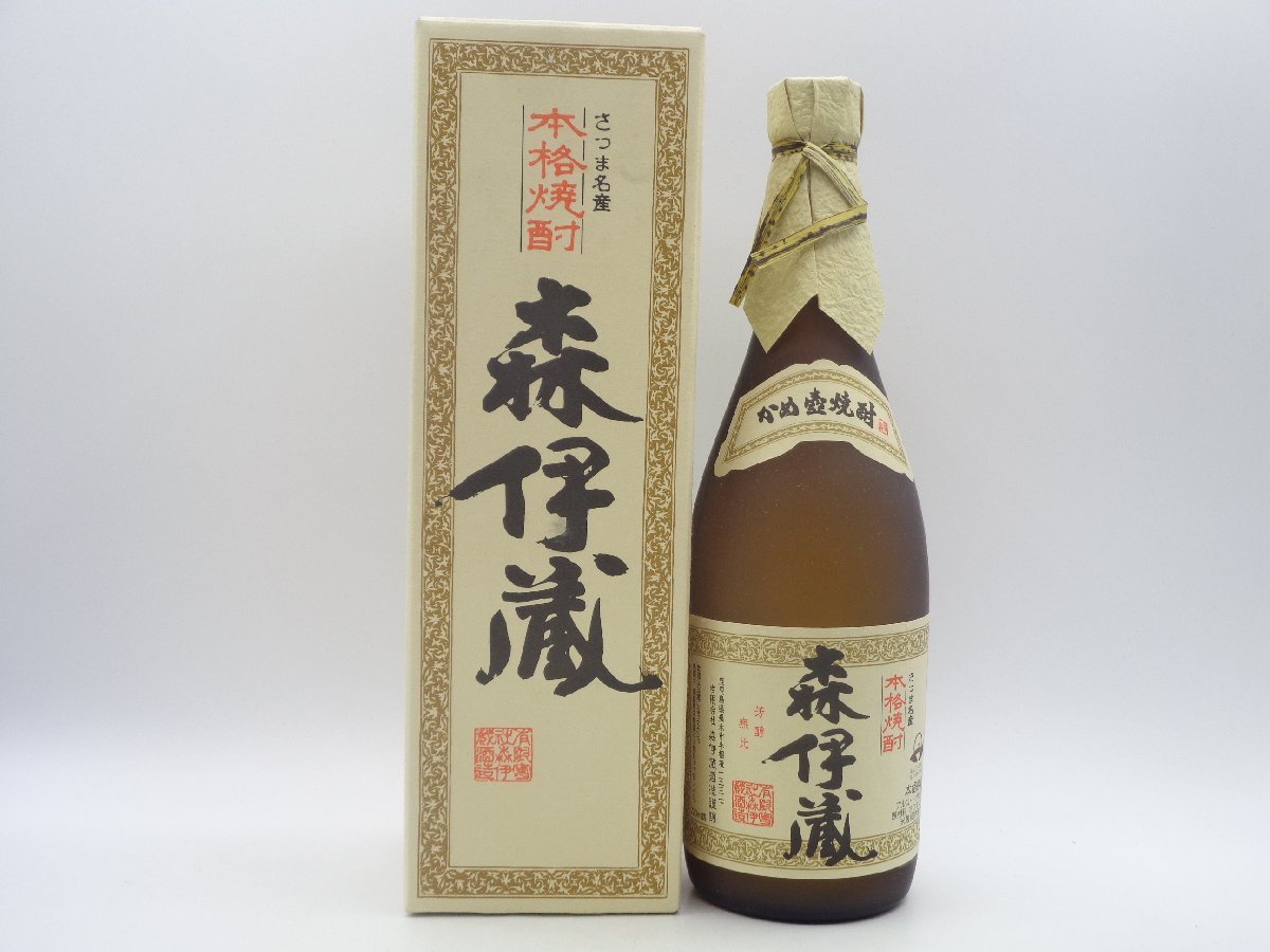 森伊蔵 さつま名産 本格 芋焼酎 25% 1800ml かめ壺焼酎 - 酒