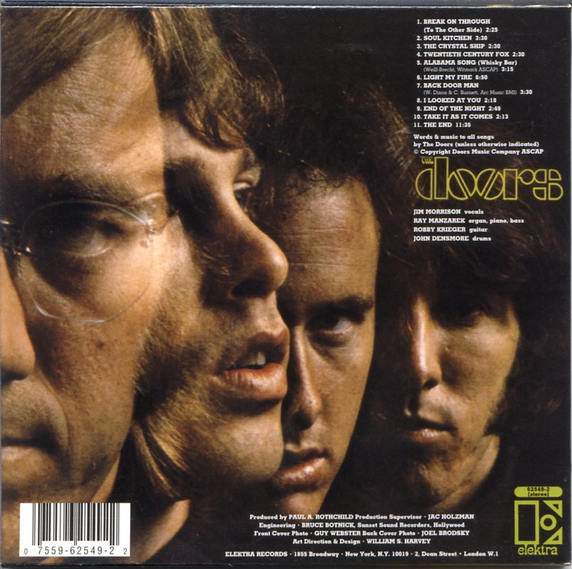 紙ジャケ / The Doors / The Doors / Elektra 62549-2 限定盤_画像2