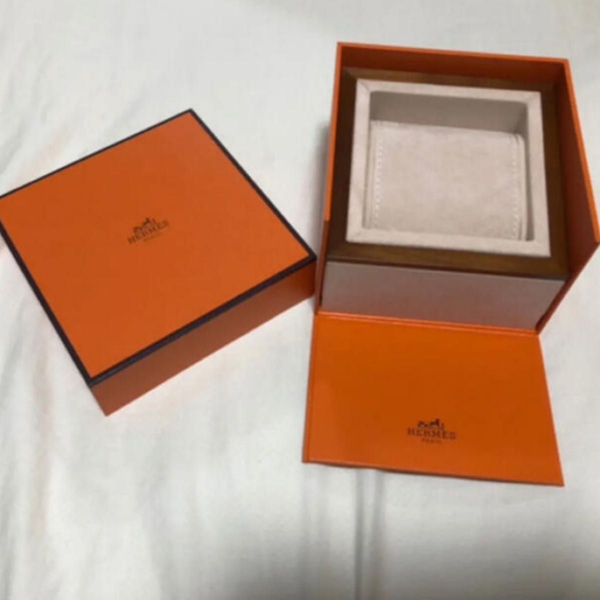 HERMES エルメス時計 空箱 木製 BOX ウォッチケース ボックス