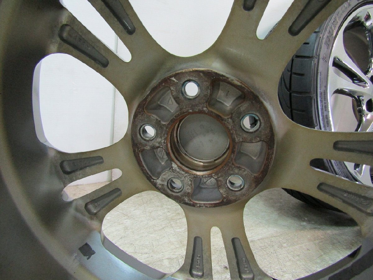 ホンダ モデューロ MG-001 18インチｘ7J ET:+55 PCD:114.3 5H ダンロップ ディレッツァ DZ101 225/40R18 17年製 エリシオン オデッセイ等_画像3