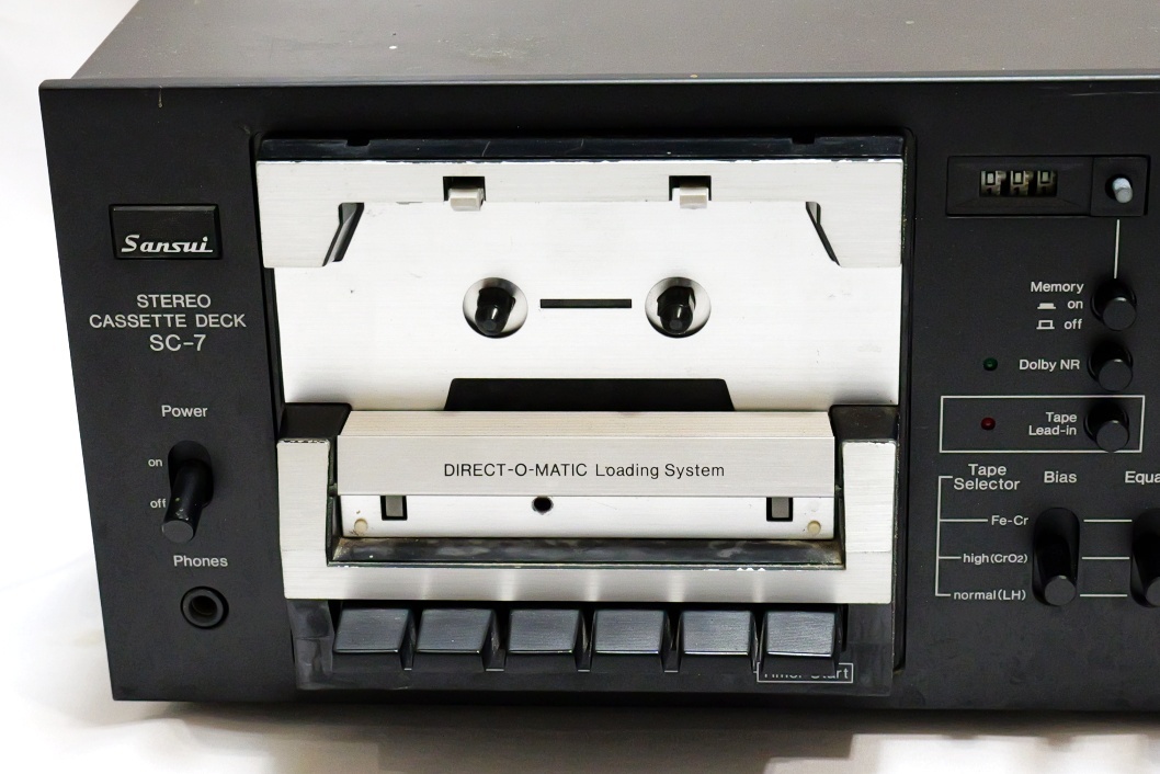 5593円 □ジャンク即決!SANSUI SC-7 サンスイ 山水 カセット 5593円 □ジャンク即決!SANSUI SC-7 サンスイ 山水 カセット