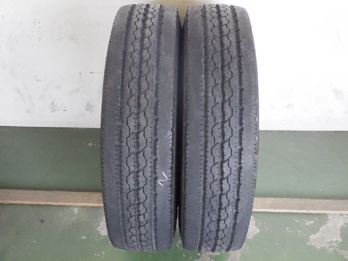 L16512-ブリヂストン R205 205/85R16 117/115L 中古 8分山 2本セット サマータイヤ 2019年製