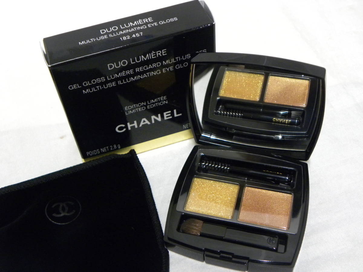 シャネル☆DUO LUMIERE デュオ ルミエール☆CHANEL マルチに使えるジェル アイ グロス 2色アイシャドウ☆限定品 新品 本物_画像1