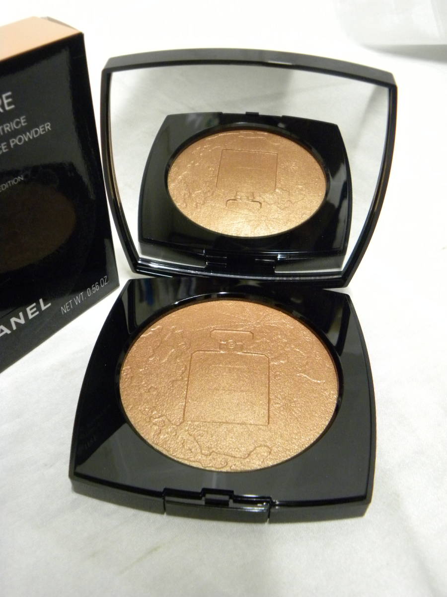  Chanel *ECLAT LUNAIREekla Rene -ruOR ROSEo rose *CHANEL face powder Gold satin * limited goods new goods genuine article 