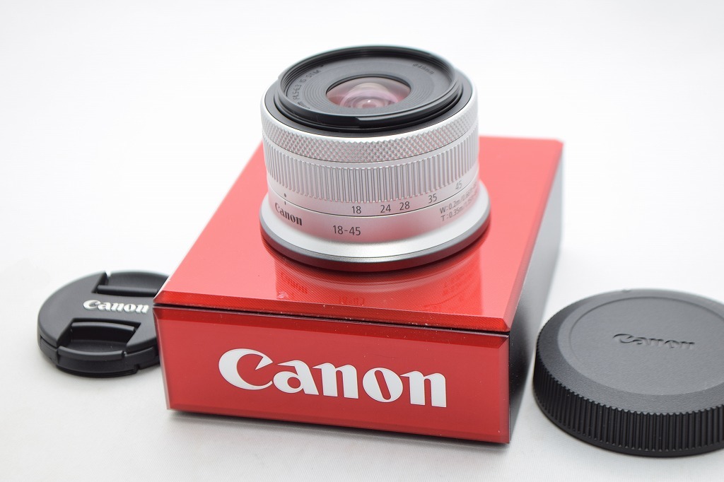 ◇美品【Canon キヤノン】RF-S 18-45mm F4.5-6.3 IS STM 一眼カメラ用