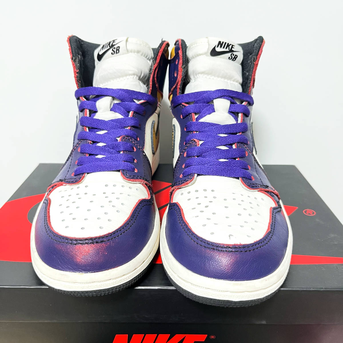 【24.5cm】NIKE SB AIR JORDAN 1 HIGH LA TO CHICAGO ナイキSB エア ジョーダン 1 ロス トゥ シカゴ 国内正規品_画像2