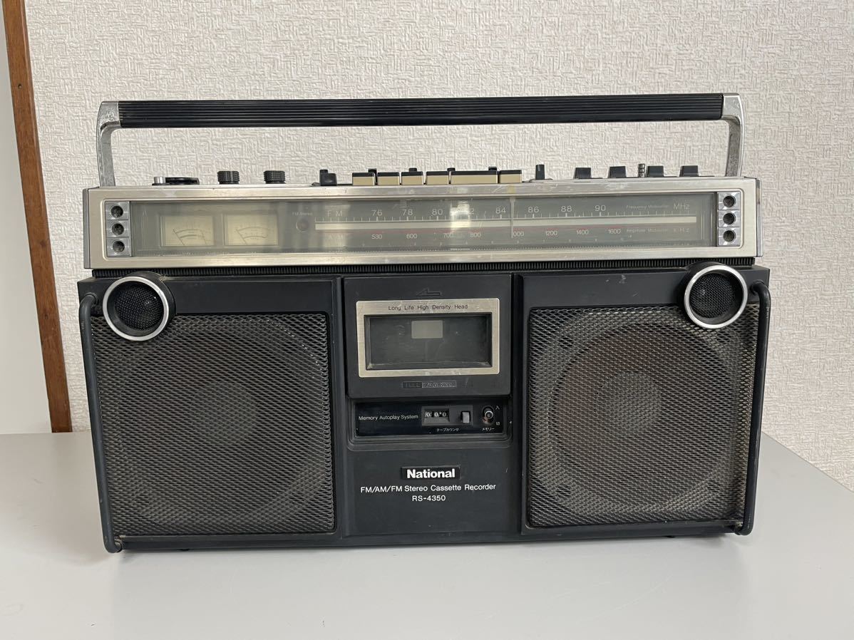 National ナショナル RS-4350 ラジカセ ラジオ カセットデッキ レトロ ジャンク 管理r98 JChere雅虎拍卖代购 National ナショナル ラジオ ラジカセ RS-4350 ジャンク