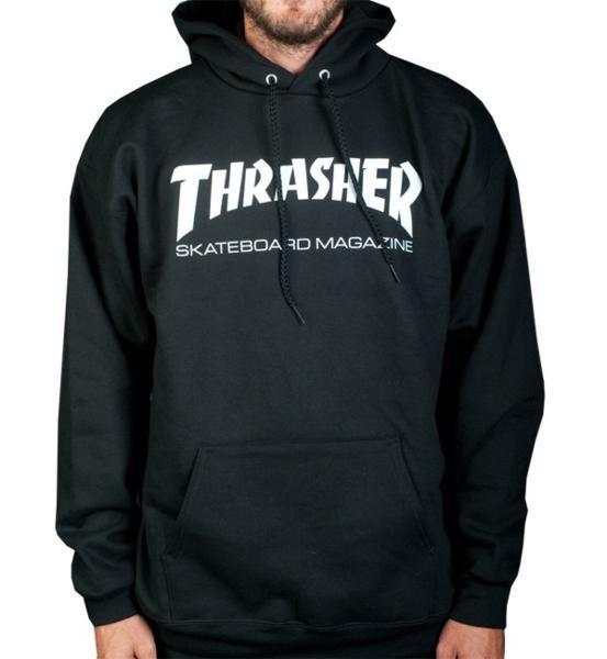 Thrasher (スラッシャー) US パーカー プルオーバー Skategoat Hood Black ブラック (M) スケボー SKATE SK8 スケートボード