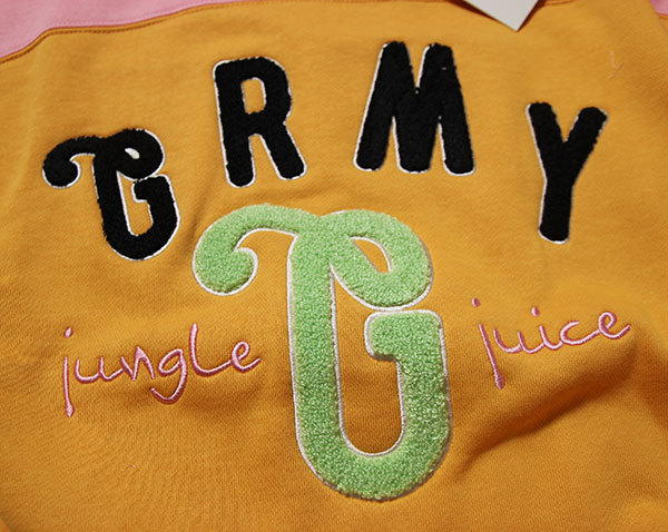 GRIMEY / GRMY (グライミー) トレーナー Jungle Punch Bicolor Crewneck Pink Spring 22 ピンク×オレンジ×ライム×グレー (XL)_画像8