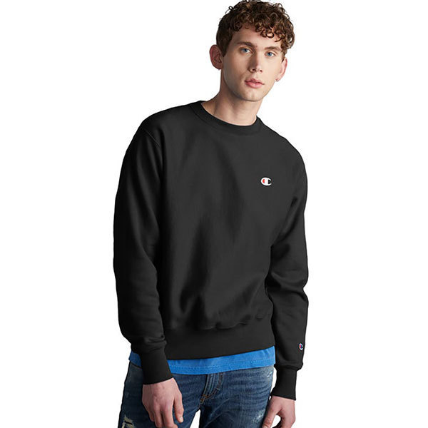 Champion (チャンピオン) US トレーナー スウェット Reverse Weave Crew Black ブラック (L)_画像10