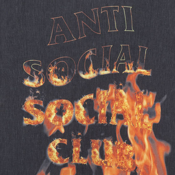 AntiSocialSocialClub (アンチソーシャルソーシャルクラブ) 半袖 シャツ ASSC BBQ Button Up Black ブラック×オレンジ (M)_画像2