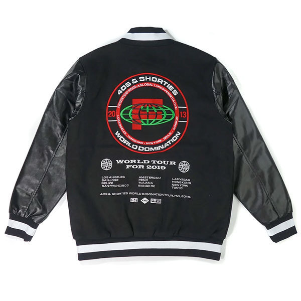 40s & Shorties (フォーティーズ アンド ショーティーズ) スタジャン スタジアムジャケット Priority Jacket Black ブラック (L)_画像8