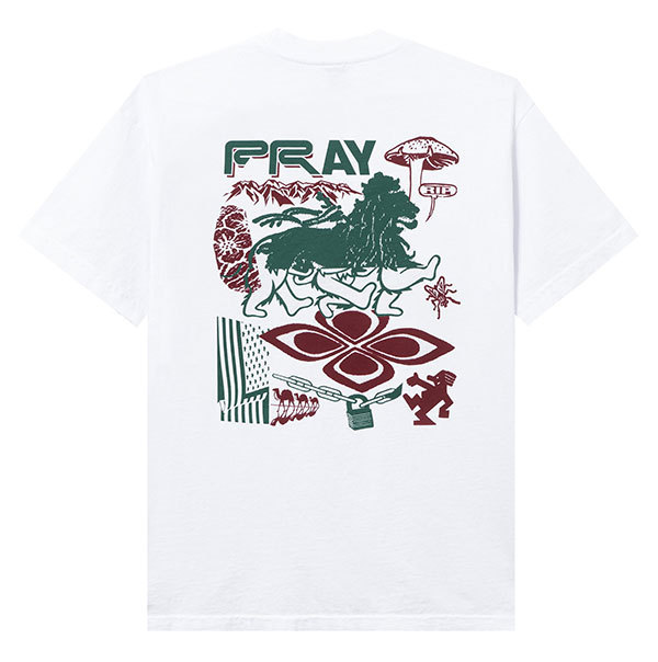 Powers Supply (パワーズ) Tシャツ PRAY COLLAGE SS TEE WHITE ホワイト (XXL)_画像1