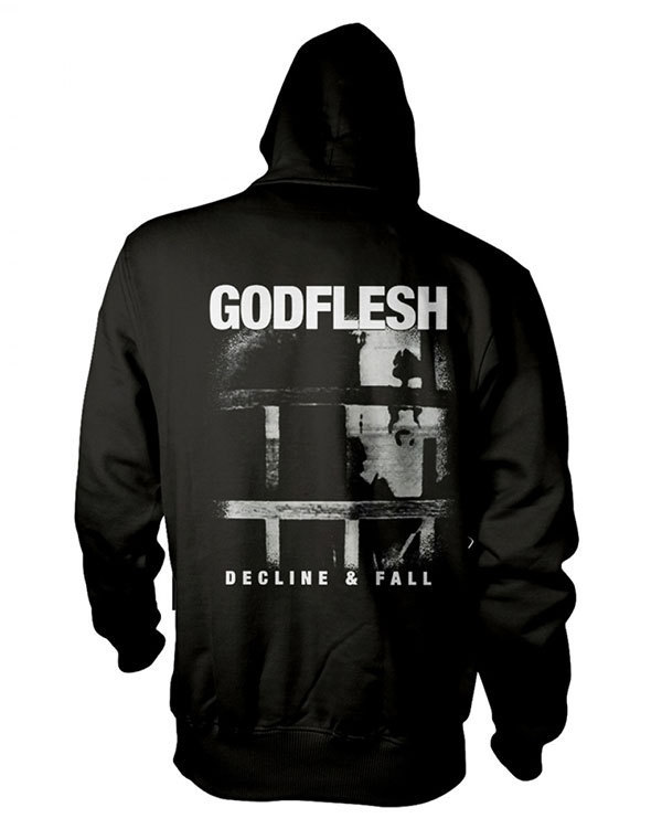 Godflesh (ゴッドフレッシュ) パーカー Godflesh Decline & Fall Pullover Hoodie Black ブラック (XXL) (The Earache Records)_画像2