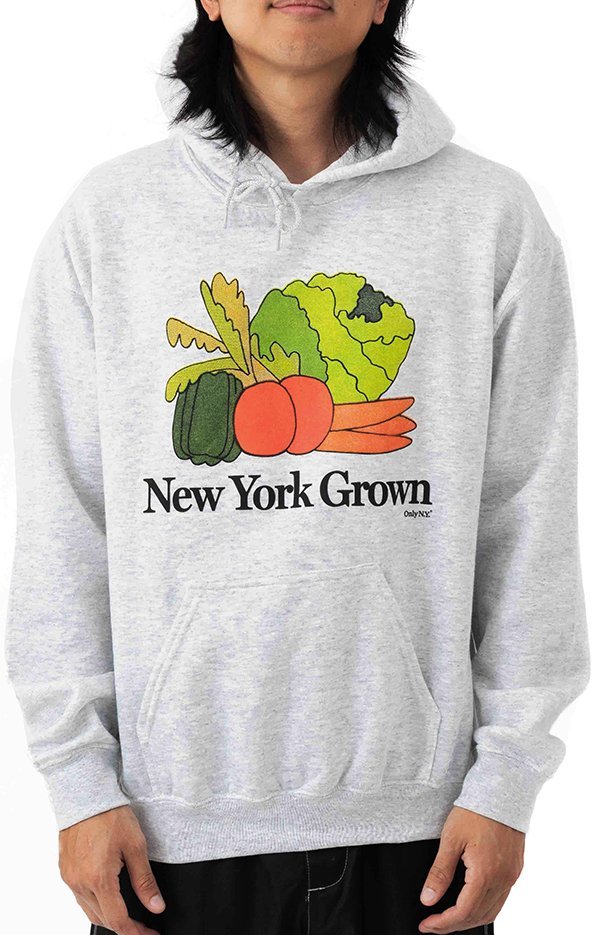 Only NY (オンリーニューヨーク) パーカー プルオーバー New York Grown Pullover Hoodie Ash アッシュグレー (L)_画像1