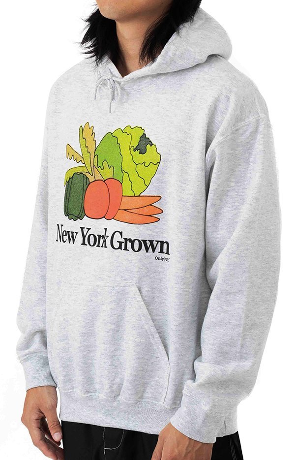 Only NY (オンリーニューヨーク) パーカー プルオーバー New York Grown Pullover Hoodie Ash アッシュグレー (L)_画像2