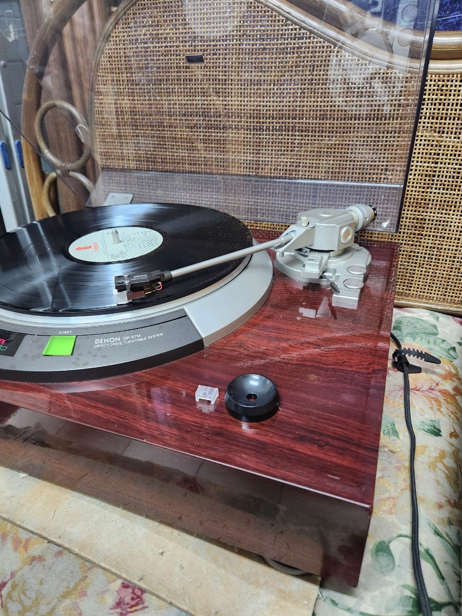 奇跡!レストア超美品!カートリッジ新品DENON レコードプレーヤーDP