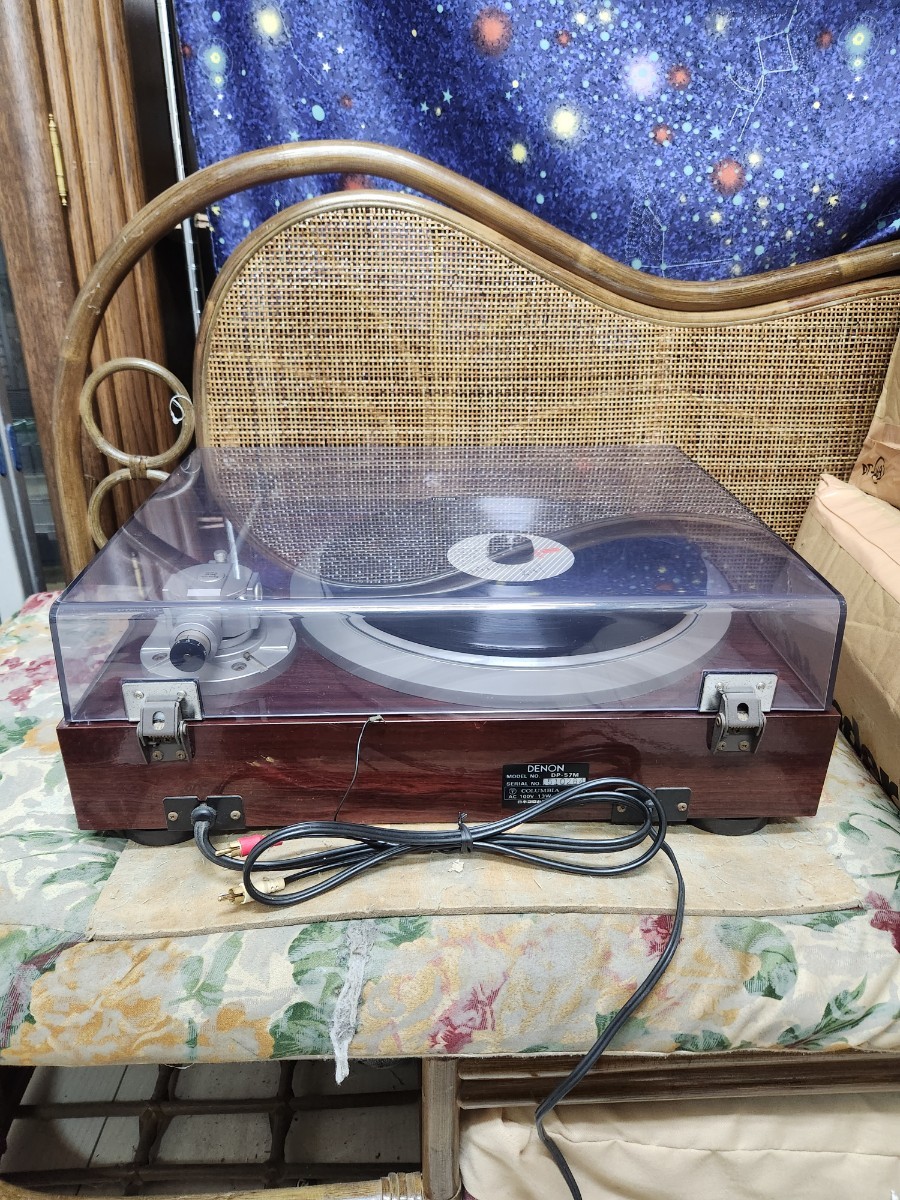 奇跡！レストア超美品！カートリッジ新品DENON レコードプレーヤーDP-57M_画像4