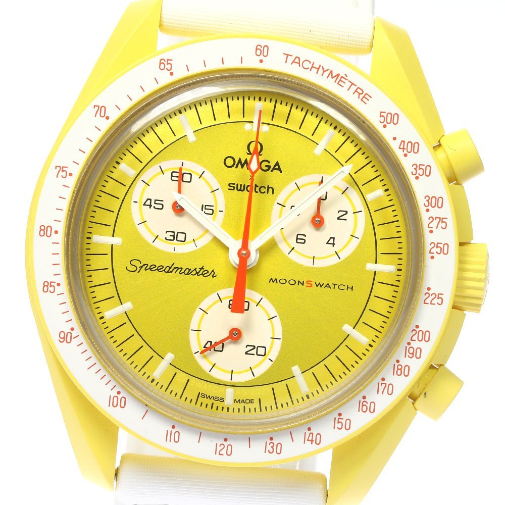 スウォッチ Swatch SO33J100 OMEGA×Swatch MISSION TO THE SUN クォーツ メンズ 良品 箱・保証書付き_754120