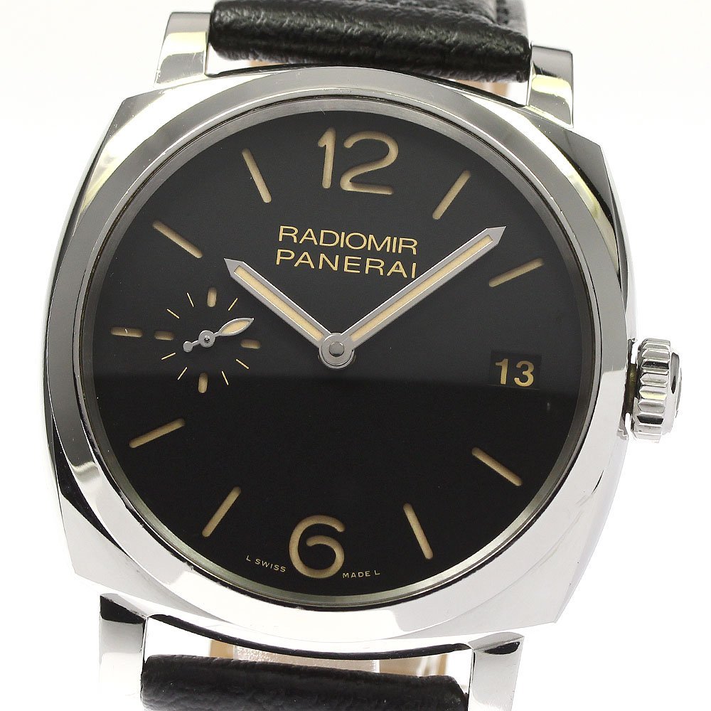 パネライ PANERAI PAM00514 ラジオミール 1940 3デイズ デイト 手巻き メンズ 箱・保証書付き_754893【ev10】の画像1