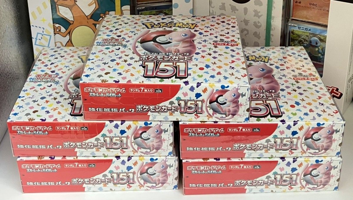 ポケモンカード 151 新品未開封 シュリンク付き 5box|Yahoo!フリマ