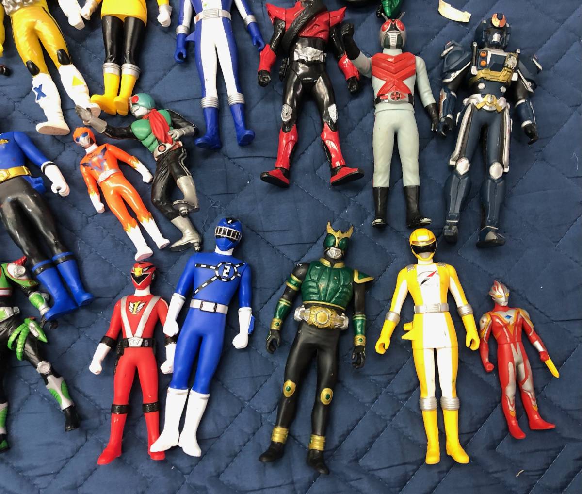 ソフビ まとめて セット 大量 特撮 仮面ライダー 戦隊モノ 人形