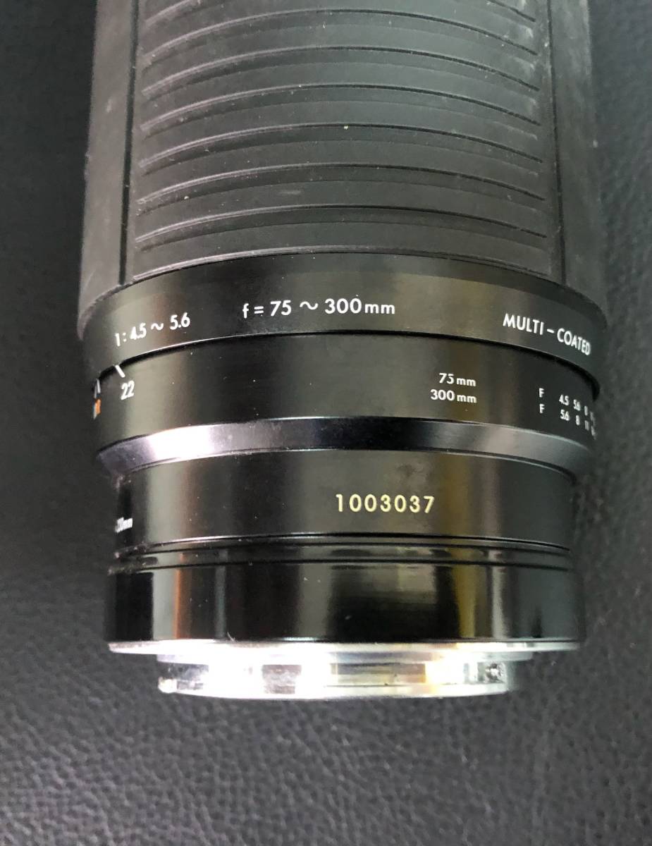 カメラレンズ MINOLTA ミノルタ SIGMA Auto Focus AF 75~300mm F 1=4.5~5.6 写真 撮影 230604-65_画像6