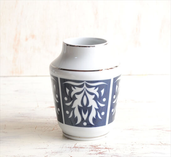 ドイツから ヴィンテージ 陶器の花瓶 花器 Art pottery フラワーポット 一輪挿し フラワーベース ミッドセンチュリー アンティーク_ig3282_画像1