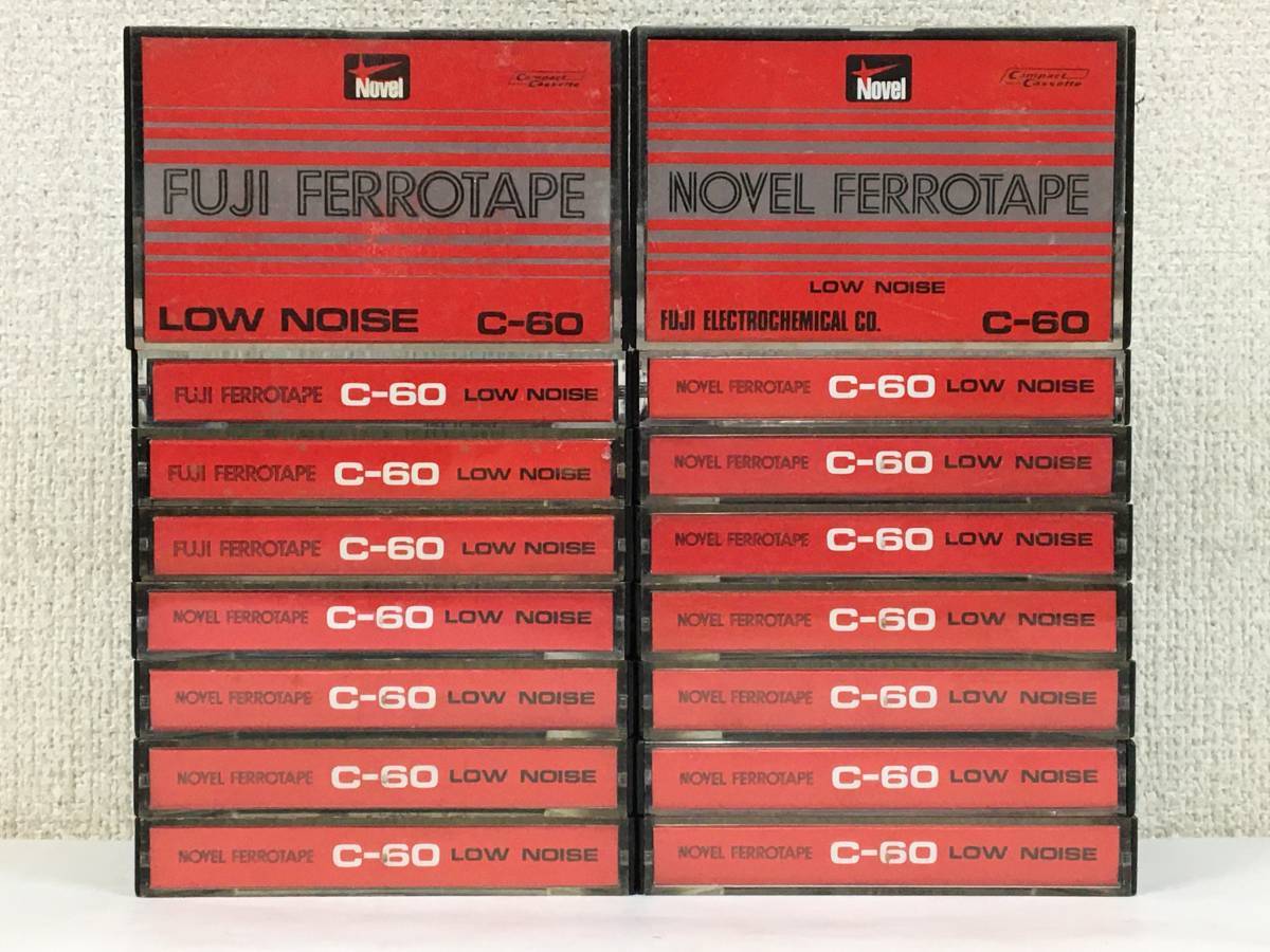 ★☆K931 FUJI/Novel カセットテープ FERROTAPE C-60 16本セット☆★_画像1