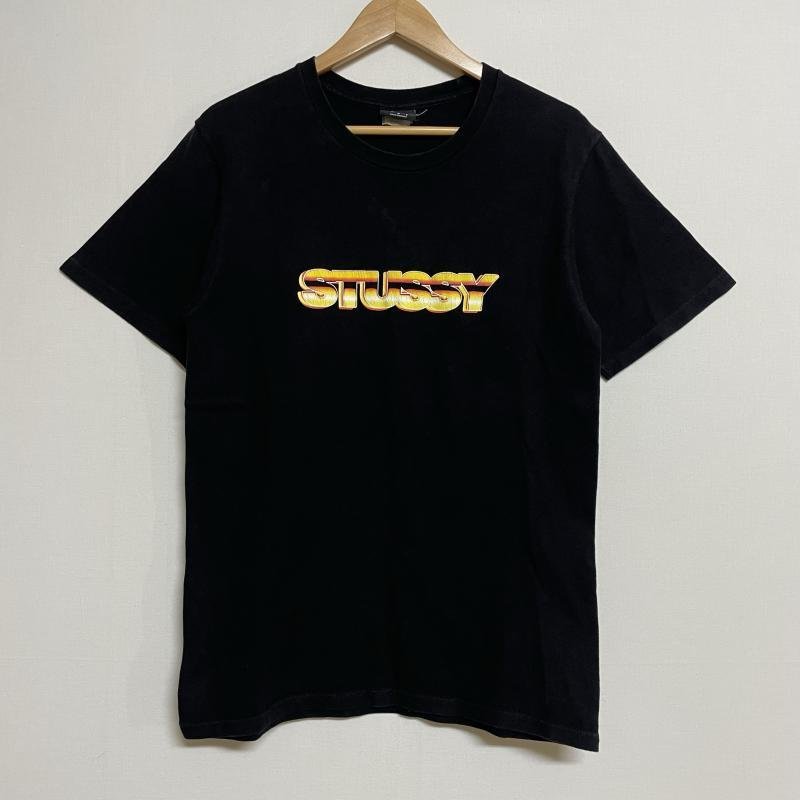 ステューシー STUSSY メキシコ製 半袖 コットン ロゴプリント Tシャツ Tシャツ Tシャツ S 黒 / ブラック ロゴ、文字 X プリント