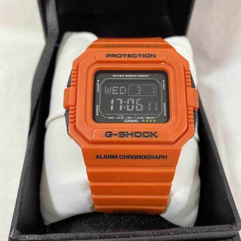 ジーショック CASIO / G-SHOCK / Rescue Orange Series / レスキューオレンジ/ DW-D5500MR-4 / クォーツ 腕時計 腕時計 - ロゴ、文字_画像2