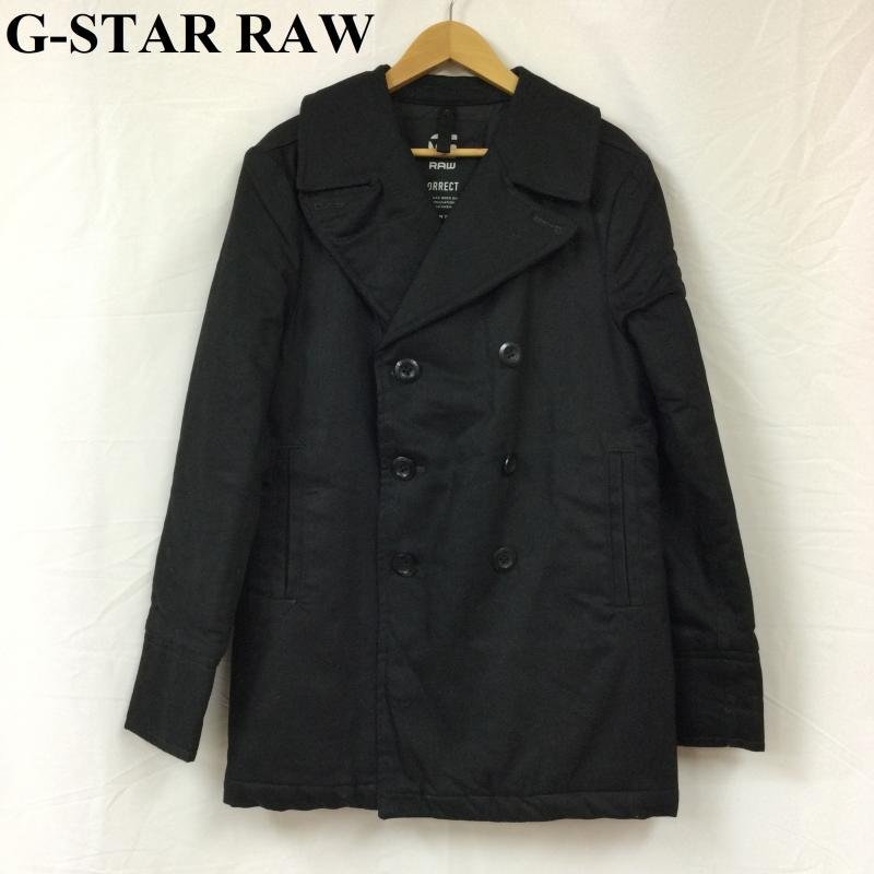 ジースターロゥ G-STAR RAW ジースターロゥ　中綿　Pコート コート コート XS 黒 / ブラック_画像1