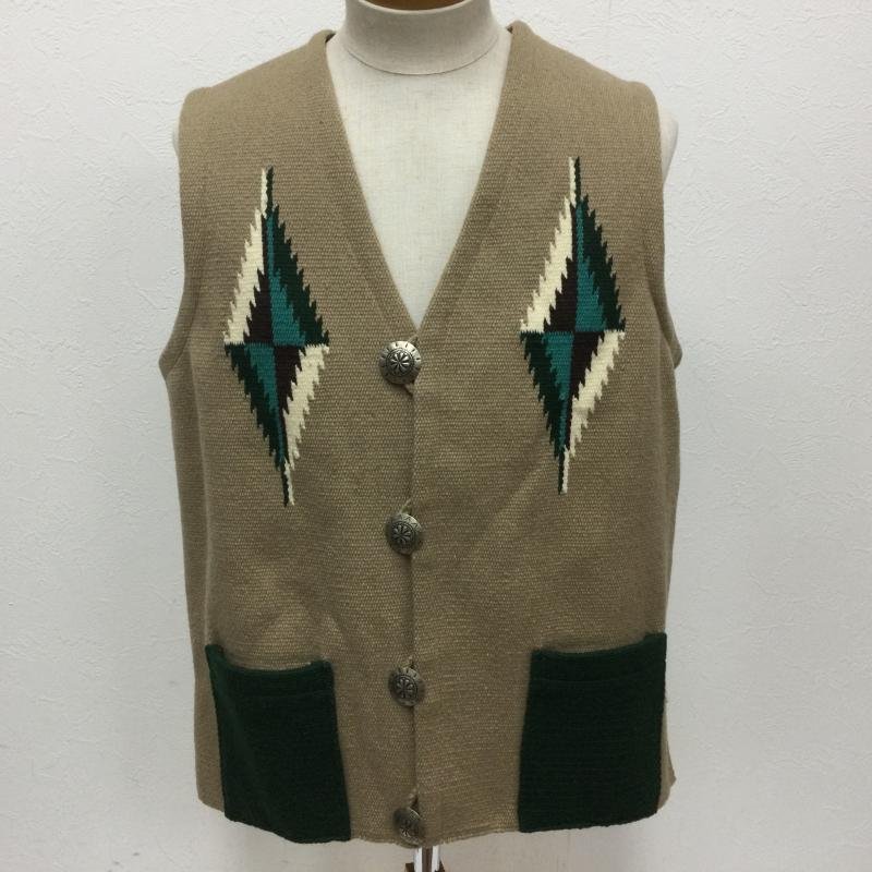 オルテガ SQUARE FRONT CHIMAYO VEST コンチョボタン手織り チマヨ