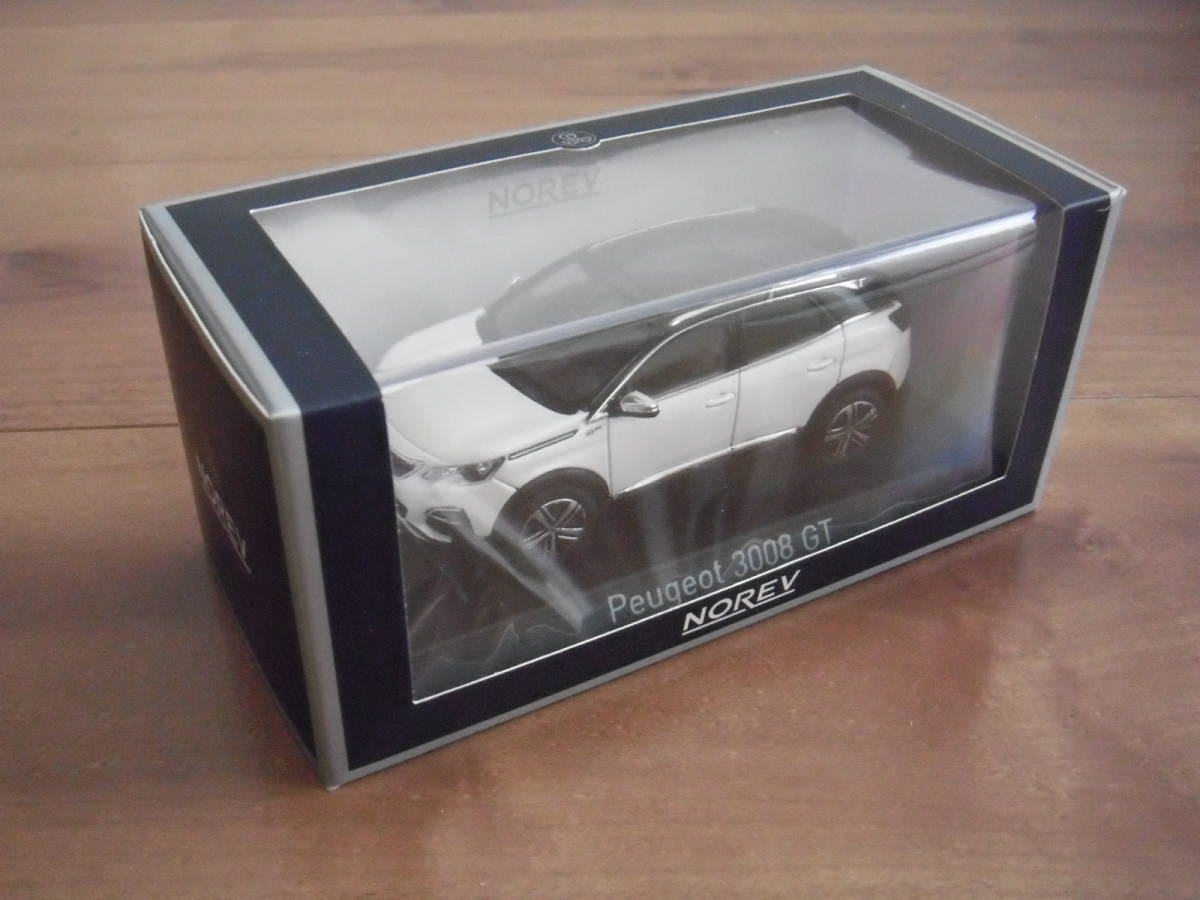 ノレブ　プジョー　3008　GT　ミニカー　白　ホワイト　1/43　2016　パールホワイト　PEUGEOT　NOREV_画像10